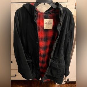 Hollister flannel lined jacket